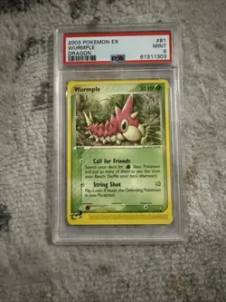 2003 Pokemon: WURMPLE 81/97 - [Non Holo Common] - [EX Dragon Set] - Mint - PSA 9 - Image 1