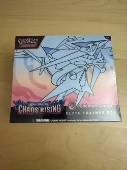 RIP/TEAR IN PICS 2+3 Chaos Rising Pokemon Center Elite Trainer Box BRAND NEW - Image 1