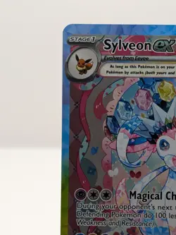 Sylveon Ex 156/131 Special Illustration Rare Prismatic Evolutions Pokemon NM - Image 3