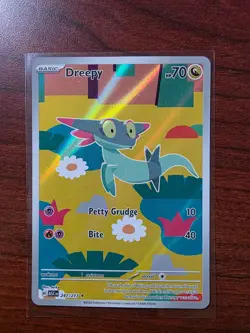 Dreepy Holo Illustration Rare 70 HP Temporal Forces 247/217 Basic English - Image 1