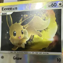 Pokemon TCG Eevee 63/100 Majestic Dawn (2008) Reverse Holo LP - Image 3