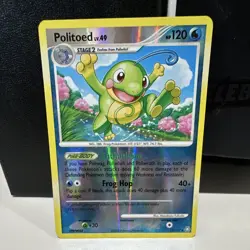 Pokemon TCG Politoed 12/146 Diamond & Pearl (2008) Reverse Holo English - Image 1