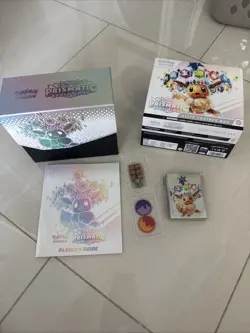 Pokemon Prismatic Evolutions ETB Open Box Accessories Only - Image 1