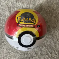 Pokemon TCG Poke Ball Tin E25 - 3 Booster Packs & Stickers - New & Sealed - Image 1