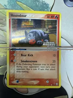 Pokemon TCG Houndour Team Rockets Return 59/109 Reverse Holo Stamped MP/HP - Image 1