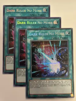 YUGIOH- Dark Ruler No More - TN19-EN014 - Secret Rare - 1st Edition (PLAYSET) - Image 1
