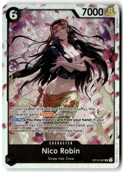 Nico Robin OP12-087 Super Rare Legacy of the Master One Piece Near Mint - Image 1