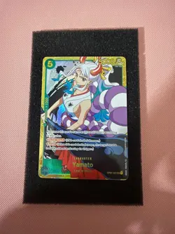 Yamato OP01-121 Secret Rare ONE PIECE Tcg Card Game NM Green Reprint - Image 1