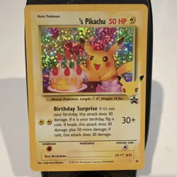 Pokemon Card- Celebrations PROMO Birthday Pikachu #25 - Image 1