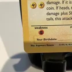 Pokemon Card- Celebrations PROMO Birthday Pikachu #25 - Image 5