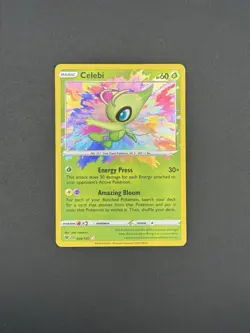 Pokemon TCG Celebi Vivid Voltage Holo Card 009/185 Rare - Image 1