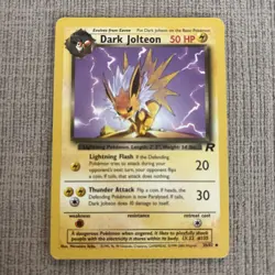 Dark Jolteon 38/82 Team Rocket Uncommon Pokemon Card - Image 1