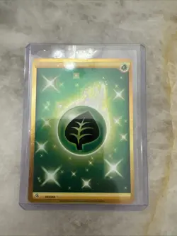 Pokemon TCG Grass Energy Fusion Strike Holo Card 283/264 Secret Rare - Image 1