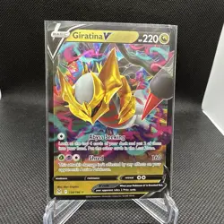 Giratina V 130/196 Lost Origin Full Art Holo Rare Pokemon Card NM - Image 1