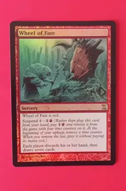 1x MTG Magic Foil Wheel of Fate foil Time Spiral Magic The Gathering x1 - Image 1