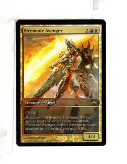 MTG SkeenAB Firemane Avenger GAME DAY PROMO FOIL from Promotional. NM. - Image 1