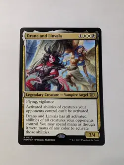 Drana and Linvala - Promo Pack: March of the Machine - (0222) - NM - Image 1
