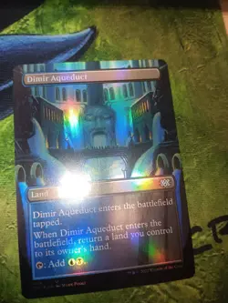 Dimir Aqueduct (Borderless) 404 Double Masters 2022 Magic: The Gathering Foil NM - Image 1
