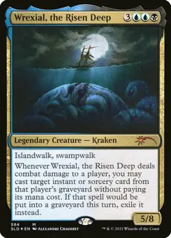 [1x] Wrexial, the Risen Deep (584) - Foil Near Mint, English Secret Lair MTG Mag - Image 1