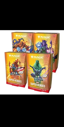 Magic Marvel SuperHeroes Collector’s Edition Commander Deck Bundle PRESALE 6/29 - Image 1
