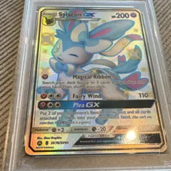 Pokemon Sylveon GX Full Art Shiny Holo Rare Hidden Fates SV76/SV94 PSA 10 - Image 3