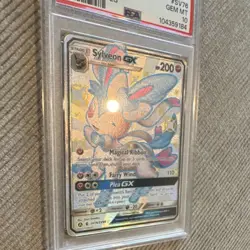 Pokemon Sylveon GX Full Art Shiny Holo Rare Hidden Fates SV76/SV94 PSA 10 - Image 4