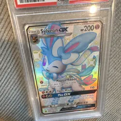 Pokemon Sylveon GX Full Art Shiny Holo Rare Hidden Fates SV76/SV94 PSA 10 - Image 5