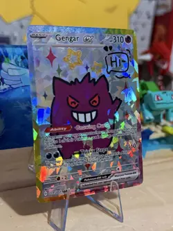 Derpy Pokemon Fan Made Holo Display Cards - Derpy Gengar - Gengar Says "Hi" - Image 2