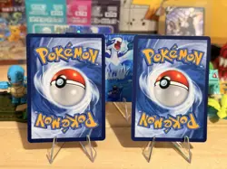 Derpy Pokemon Fan Made Holo Display Cards - Quagsire & Wooper - Lot Of 2 - Image 4