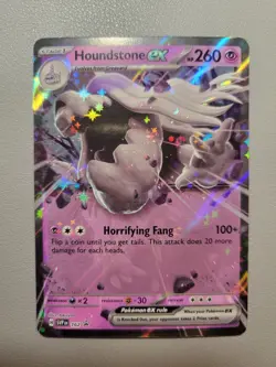 Pokemon TCG - Houndstone Ex SVP 162 Black Star & Greavard 100/197 Promo - NM - Image 1