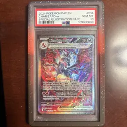 PSA 10 GEM MINT - 2024 Pokemon Paldean Fates 234 Charizard Ex SIR - Image 1