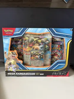 POKEMON TCG MEGA KANGASKHAN EX BOX NEW FACTORY SEALED MEGA EVO & DESTINED PACKS - Image 1