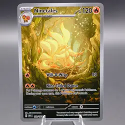 Ninetales - 199/197 Illustration Rare SV03: Obsidian Flames Pokemon TCG NM - Image 1