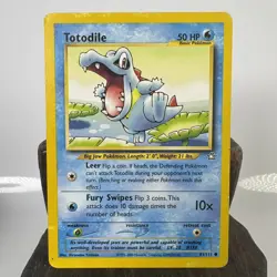 Totodile - 81/111 - Pokemon Neo Genesis Unlimited Rare Card - Image 1