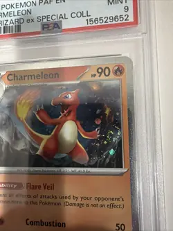 2025 POKEMON PAF EN-PALDEAN FATES CHARIZARD EX SPECIAL COLL CHARMELEON PSA 9 - Image 2