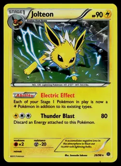 Jolteon 26/98 Ancient Origins Rare Holo Pokemon - Image 1