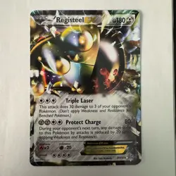 Pokemon Registeel EX 81/124 Dragons Exalted Ultra Rare Holo 180 HP English - Image 1