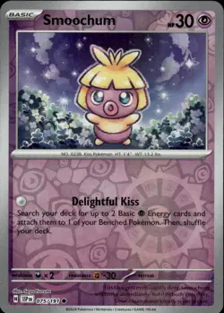 SMOOCHUM 075/191 SURGING SPARKS C POKEMON REVERSE HOLO NM/M - Image 1