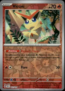 VICTINI 021/191 SURGING SPARKS UC POKEMON REVERSE HOLO 0313 - Image 1
