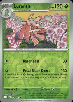 LURANTIS 014/182 DESTINED RIVALS UNCOMMON REVERSE HOLO POKEMON MASAKO TOMII - Image 1
