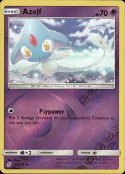 AZELF 85/236 UNIFIED MINDS UNCOMMON REVERSE HOLO POKEMON MIZUE - Image 1