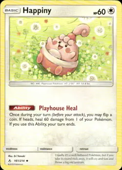 HAPPINY 161/214 UNBROKEN BONDS UNCOMMON POKEMON ERI YAMAKI - Image 1