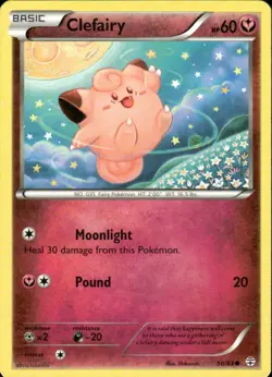 CLEFAIRY 50/83 GENERATIONS COMMON POKEMON SHIBUZOH. - Image 1