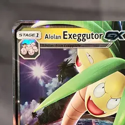 Pokemon Alolan Exeggutor GX Ultra Rare Full Art 74/111 SM-Crimson Invasion NM - Image 2