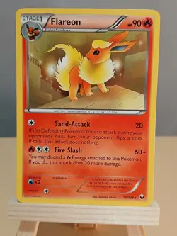 Pokemon Flareon Uncommon Dark Explorers 12/108 LP - Image 1