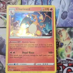 The Pokemon Company Charizard 025/185 Cracked Ice Holo Deck Exclusives Eng 2020 - Image 2