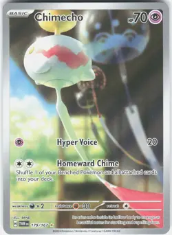 Chimecho 179/167 Illustration Rare Twilight Masquerade Pokemon Near Mint - Image 1