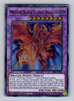 Meteor Black Comet Dragon GFTP-EN096 Ghosts From the Past Yu-Gi-Oh 1st Edition - Image 1
