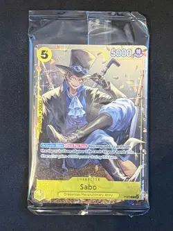 One Piece TCG - Sabo P-073 Promo Card One Piece Tin Set Vol. 2 *SEALED* - Image 1