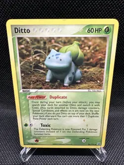 Pokemon TCG Ditto Card Bulbasaur, Delta Species, 36/113 - Image 1